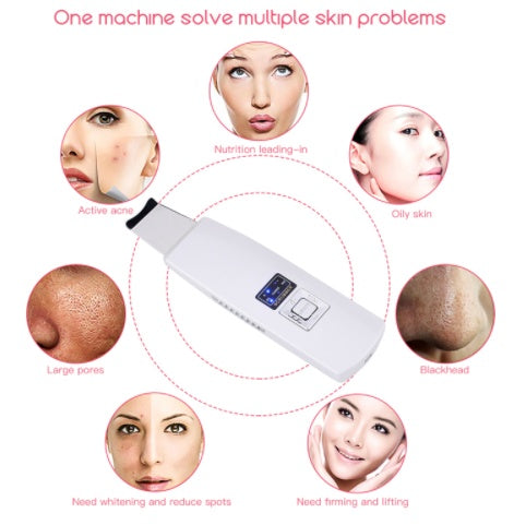 Ultrasonic Skin Scrubber Face
